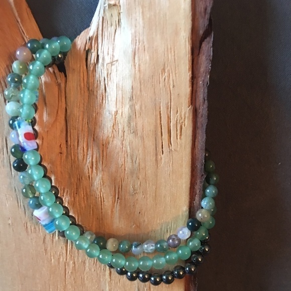 ❇️💚semiprecious aventurine mini bracelet - Picture 4 of 7